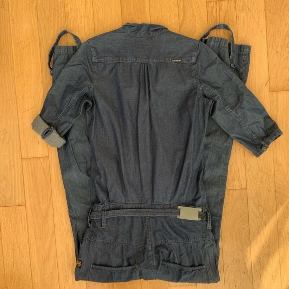 G-STAR RAW Denim Flight Suit style Jumpsuit - Picture 4 of 14